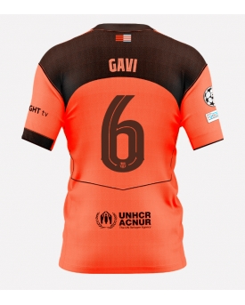 Barcelona Paez Gavi #6 Maglia Gara Terza Repliche 2025-26 Maniche Corte